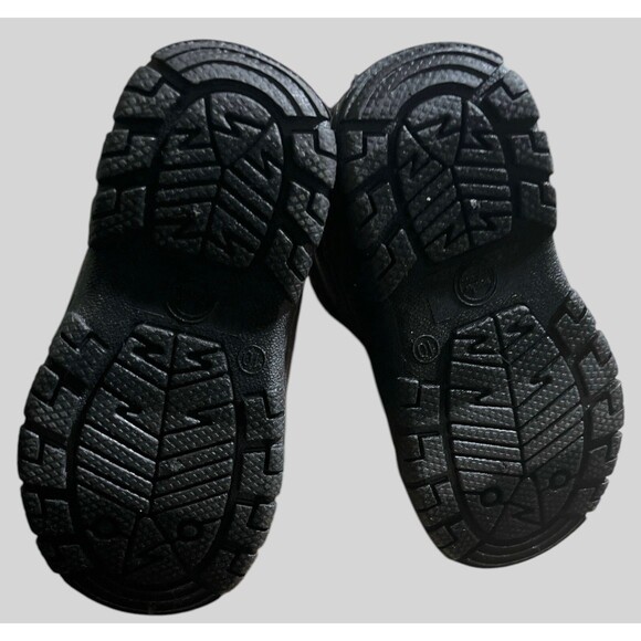Wonder Nation Toddler Winter Boots Size 10 Black Pink -5°F Snow Insulated NEW - Picture 8 of 9